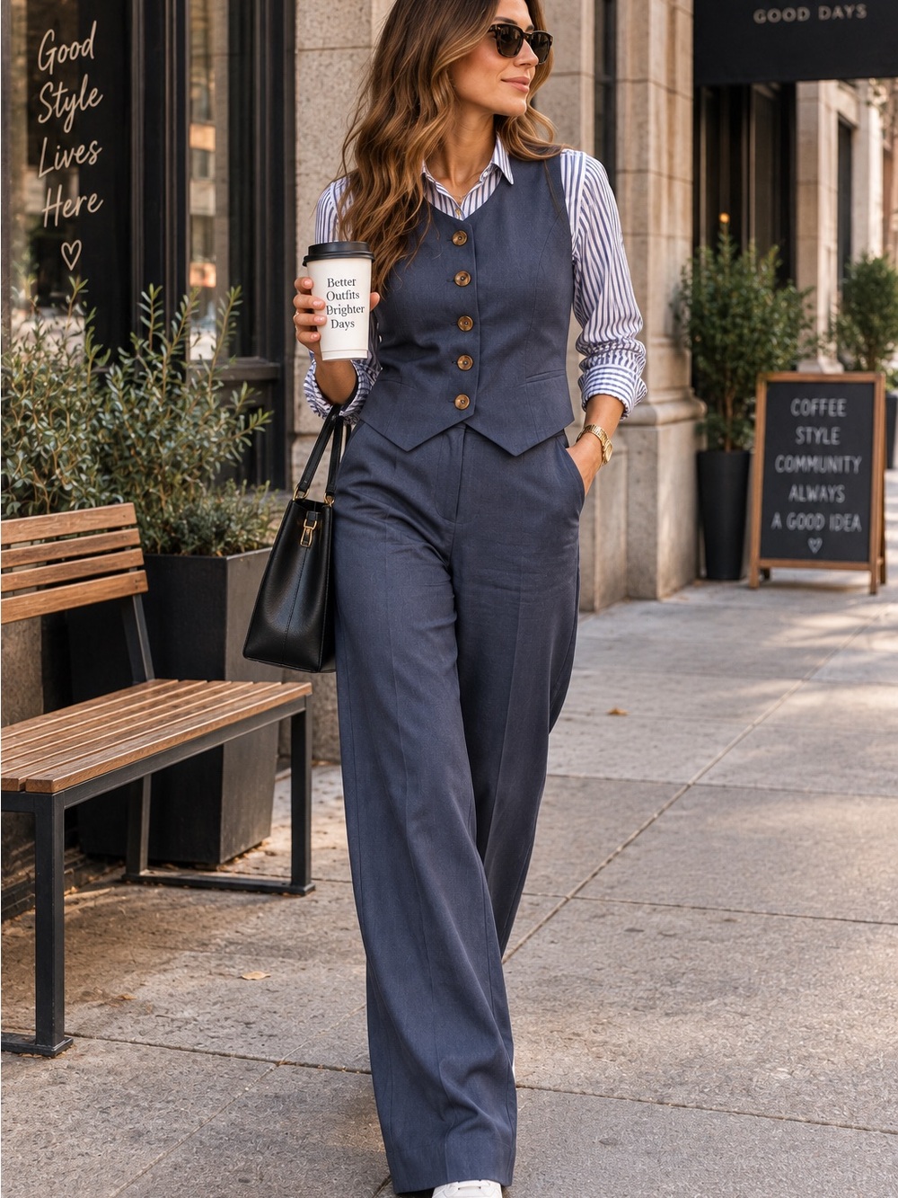 Staple the Label Jori Bootleg Pants – Navy | NWT | US10